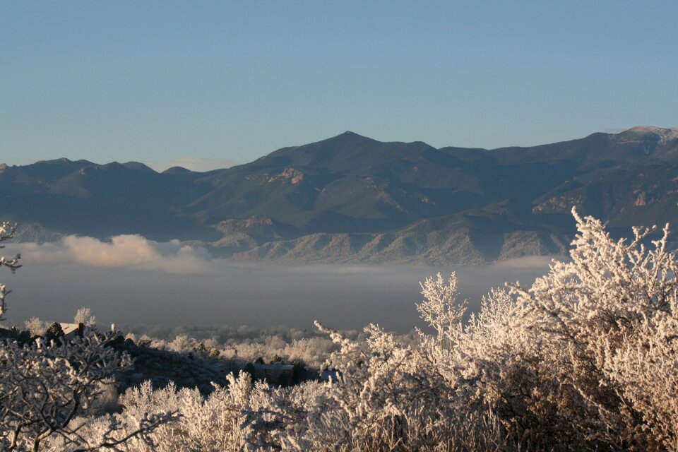 Scenery mountain winter
