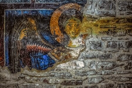 Iconography damaged weathered