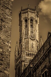 Belgium tower belfry