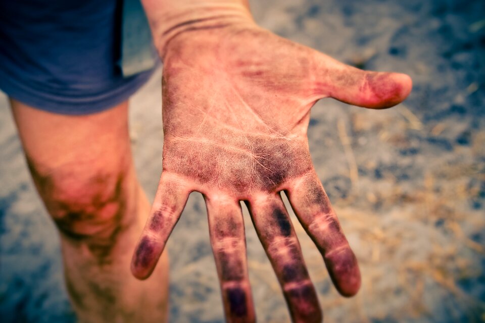 Texture person dirty