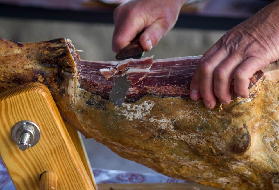 Pork knife delicatessen