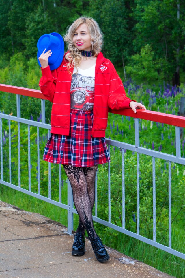 Stockings nature elektrichka