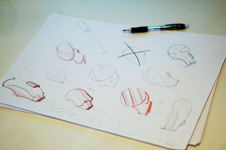 Sketch design industry design