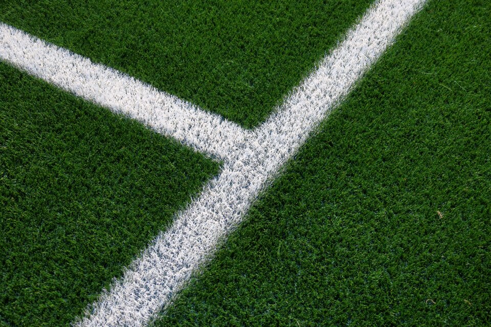 White football grass