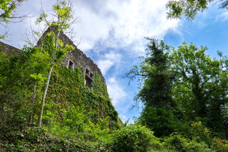 Burgruine masonry stone wall
