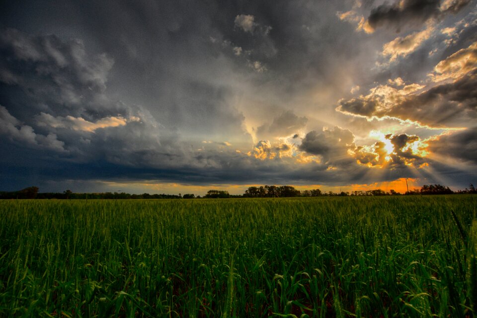 Scenic sky clouds