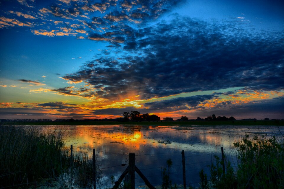 Scenic sky clouds photo