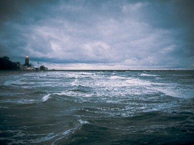 Sky the coast nature photo