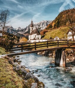 Alpine mountains bavaria photo