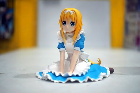 Girl toy figurine photo