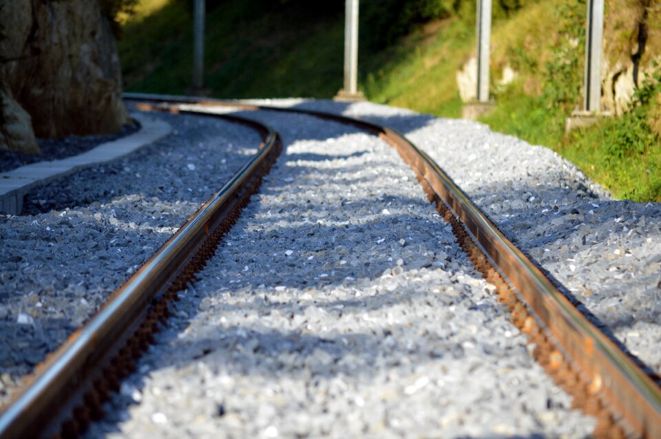 Railroad tracks rail traffic railway tracks