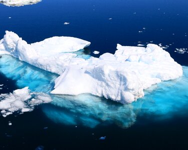 Ice antarctica waters photo