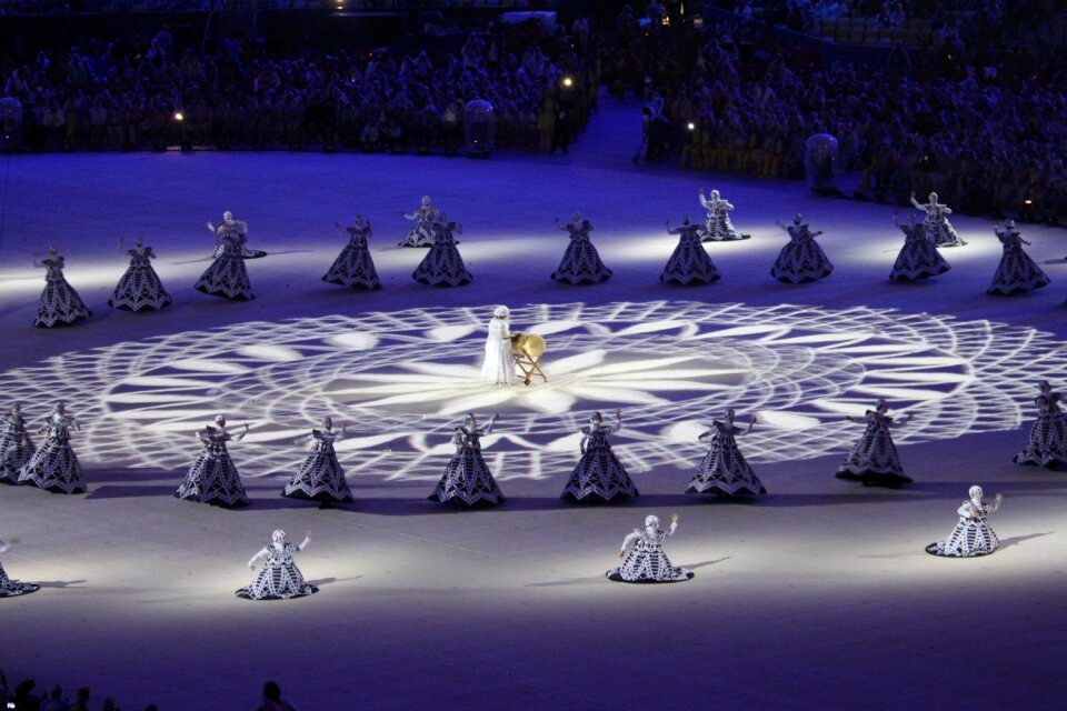 The conclusion of the ceremony sport brazil