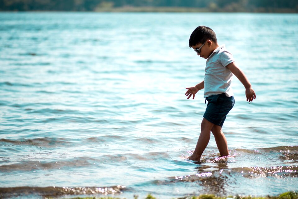 Water happy playing