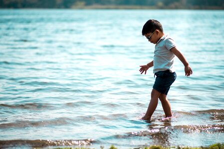 Water happy playing