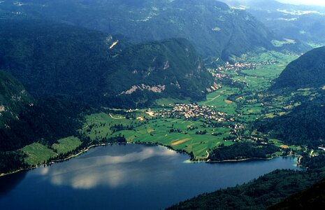 Panoramic bohinj slovenia
