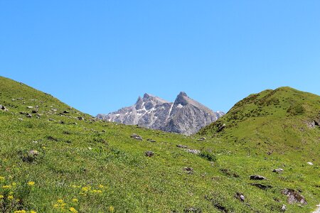 Mountain landscape alpine