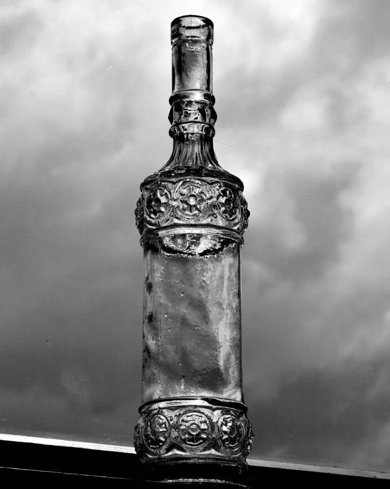 Bottle glass antique