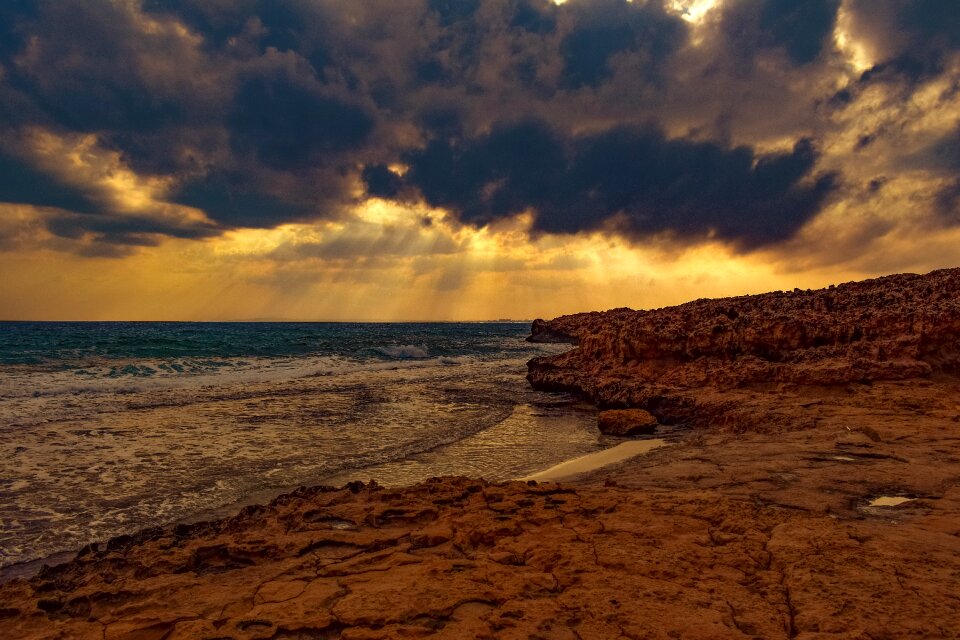 Coast beach landscape
