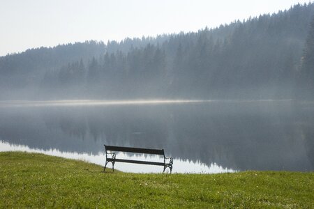 Landscape fog atmospheric photo