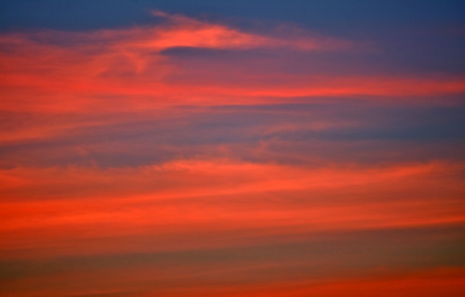 Clouds fair weather summer photo