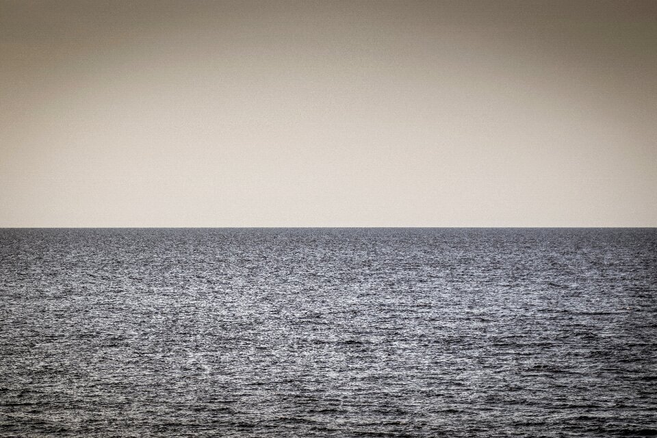 The vastness of the waters water the coast