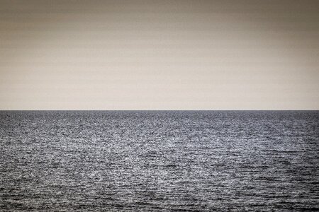 The vastness of the waters water the coast