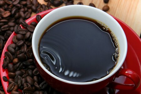 Wood coffee beans caffeine