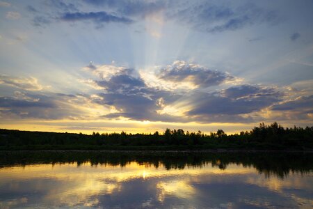 The vistula river nature sky