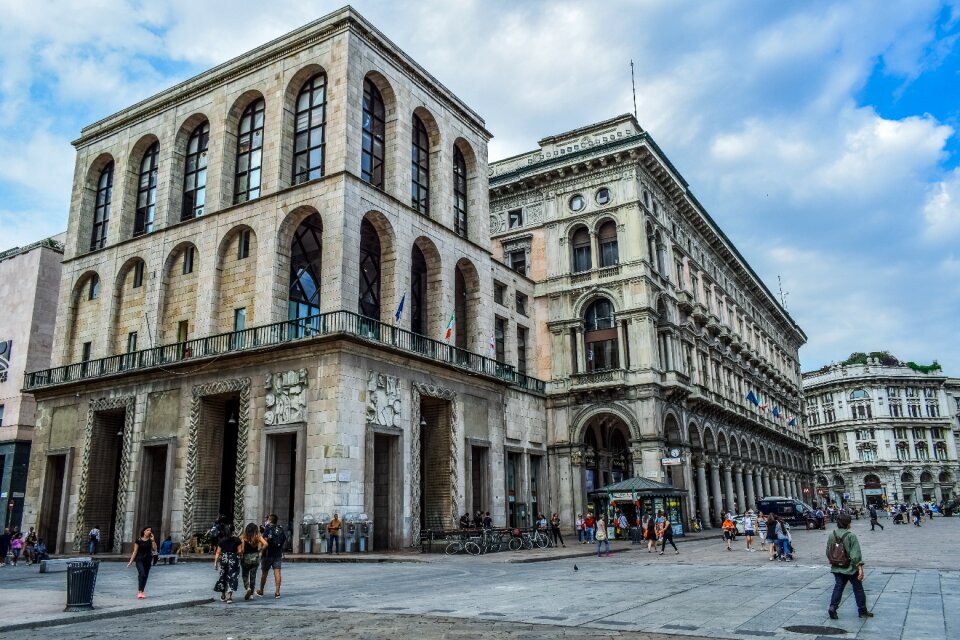 Urban downtown duomo square photo