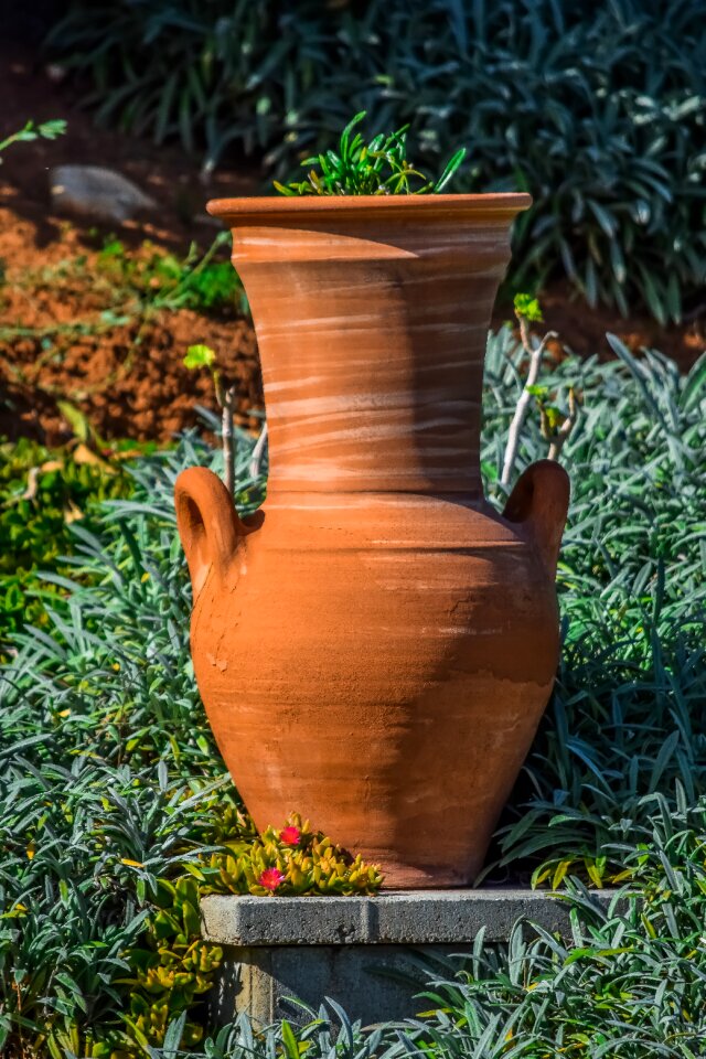 Traditional container decorative