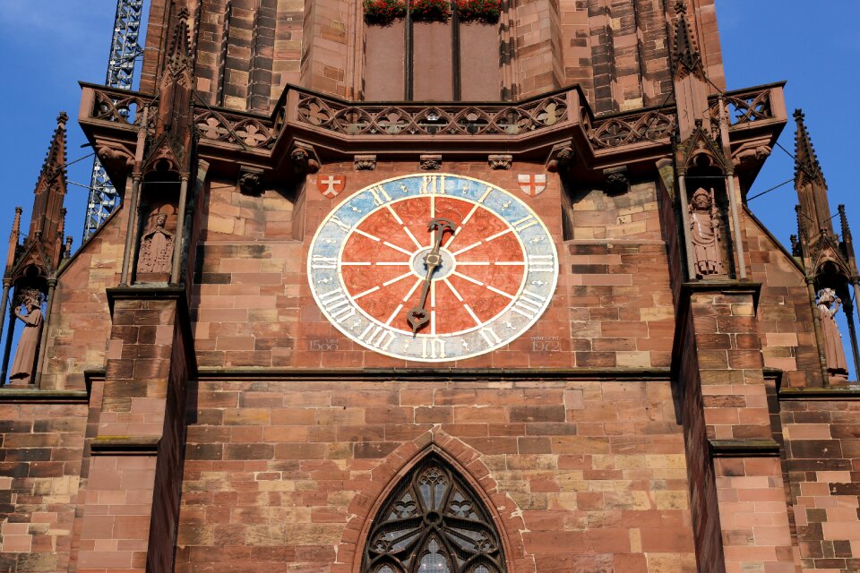 Church clock freiburg historically