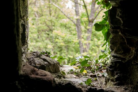Stone ruin castle