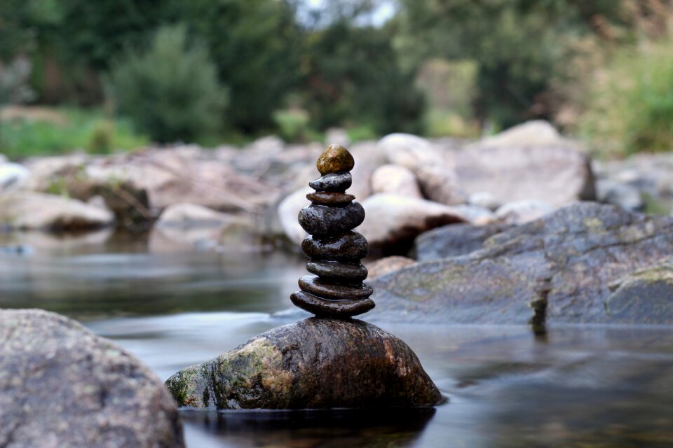 Stones tower nature