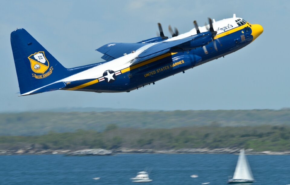 Navy flight demonstration squadron c-130