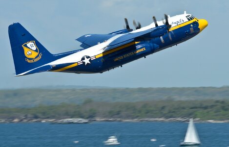 Navy flight demonstration squadron c-130 photo