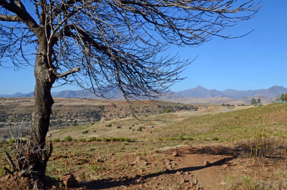 Scenic lesotho malealea