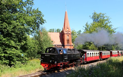 Forest heiligendamm narrow gauge railway photo