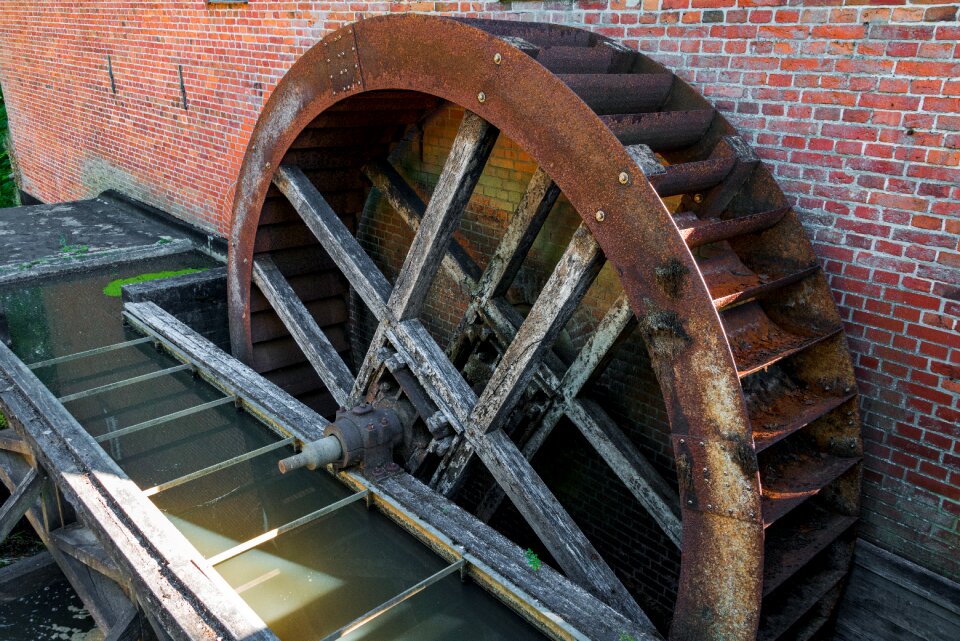 Water waterwheel power generation