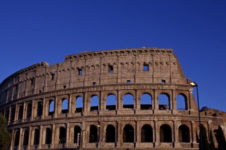 Colosseum rome italy photo