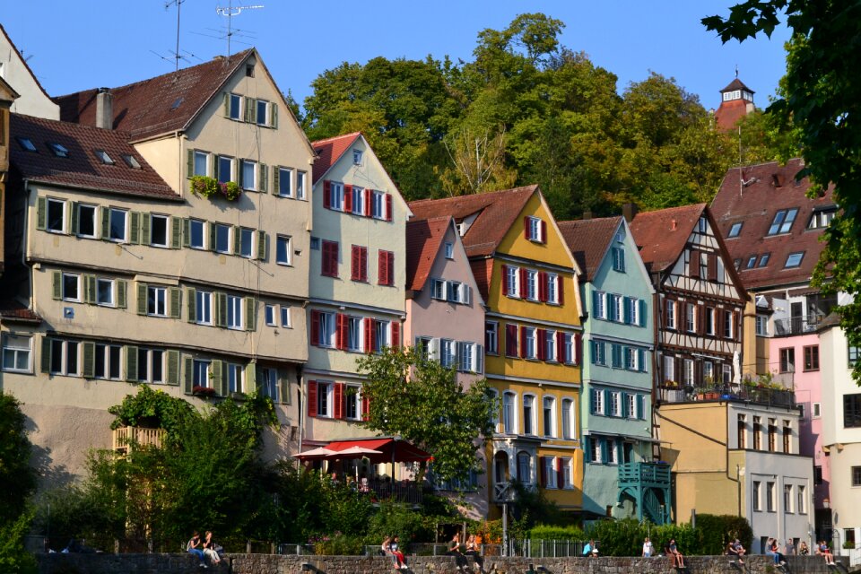 Historic center historically neckar