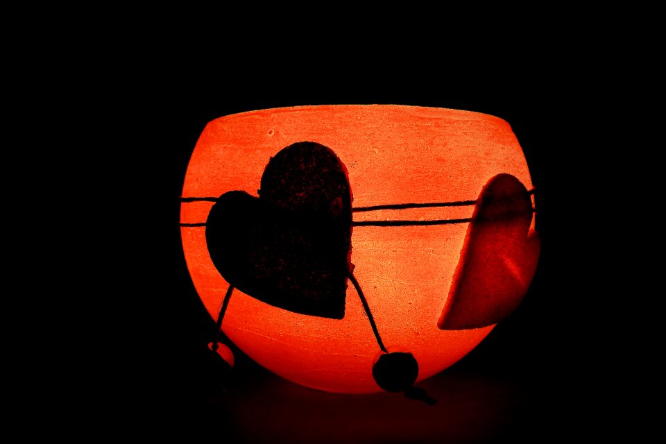 Mood valentines day ornament