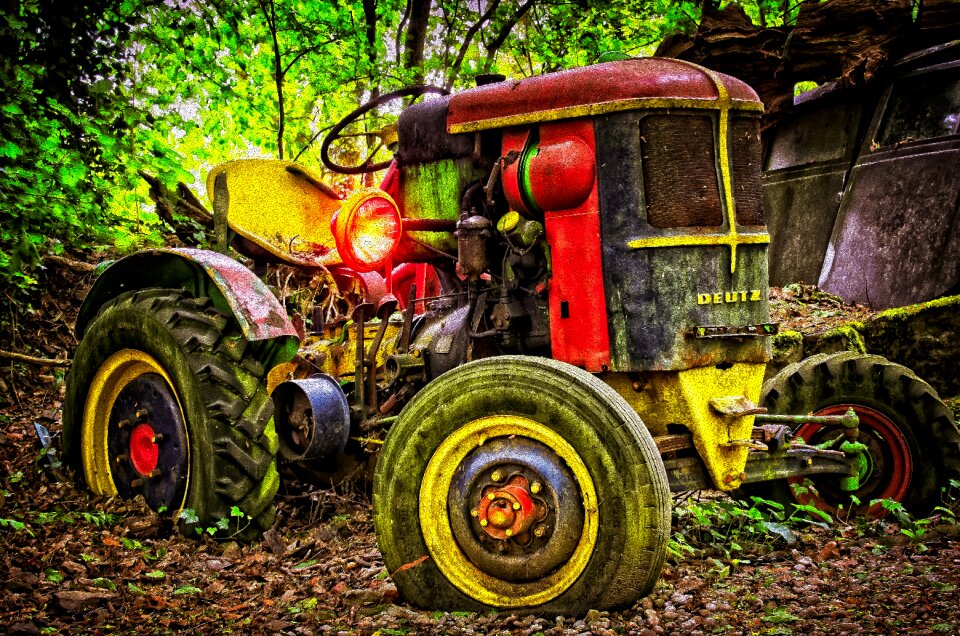 Lost place tractors oldtimer