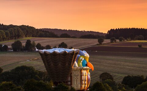 Captive balloon ballooning air sports