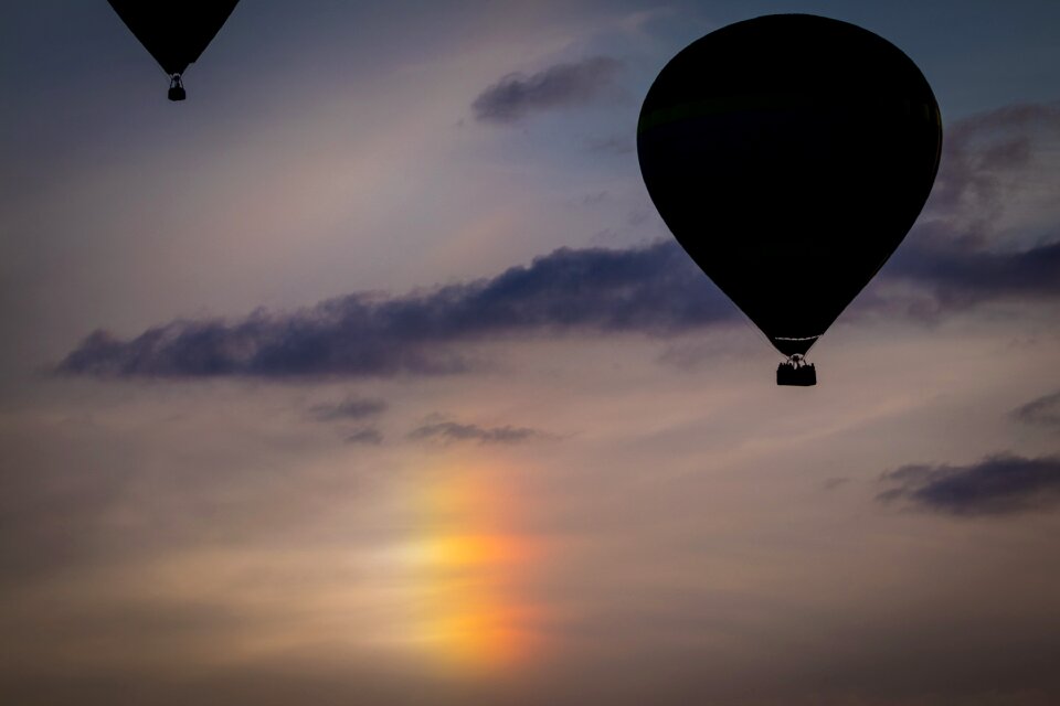 Mass start captive balloon ballooning
