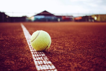 Space tennis court line