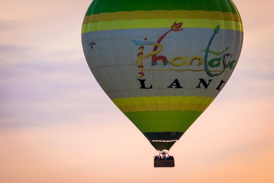 Captive balloon ballooning air sports