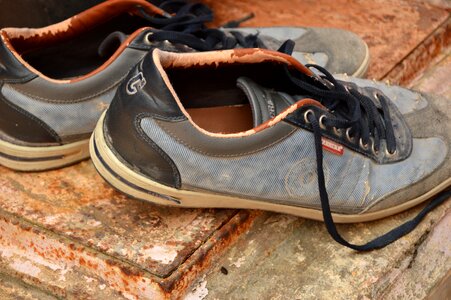 Men's shoes work shoes threadbare