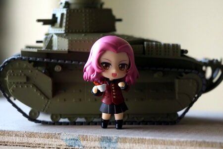 Girls and panzer photo