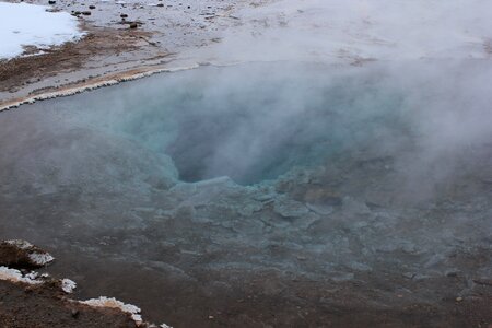 Water boiling steam